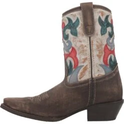 Dan Post® Ladies Jenna Leather Western Design Snip Toe Bootie 52406 -Western Belle Deals 01 52406 BN170 big 63b9963f 9c5f 4450 b4f4 d50032d25111