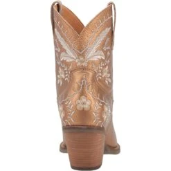 Dingo Ladies Primrose Floral Embroidery Bronze Boots DI748-YE7 -Western Belle Deals 01 DI748 YE7 big 649de1d4 8c44 4538 aaae 15215c33448c
