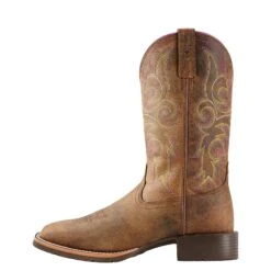 Ariat® Ladies Hybrid Rancher Distressed Brown Western Boots 10018527 7 Ariat® Ladies Hybrid Rancher Distressed Brown Western Boots 10018527 -Western Belle Deals 10018527 side