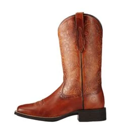 Ariat® Ladies Round Up Remuda Naturally Rich Western Boot 10019905 -Western Belle Deals 10019905 side