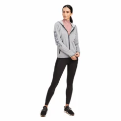 Ariat® Ladies Byron Full Zip Heather Grey Hooded Jacket 10039590 7 Ariat® Ladies Byron Full Zip Heather Grey Hooded Jacket 10039590 -Western Belle Deals 10039590