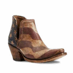 Ariat Ladies Dixon Old Patriot Snip Toe Booties 10040293