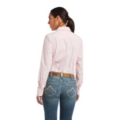Ariat® Ladies R.E.A.L™ Bridal Rose & White Button Down Shirt 10040581 -Western Belle Deals 10040581 back