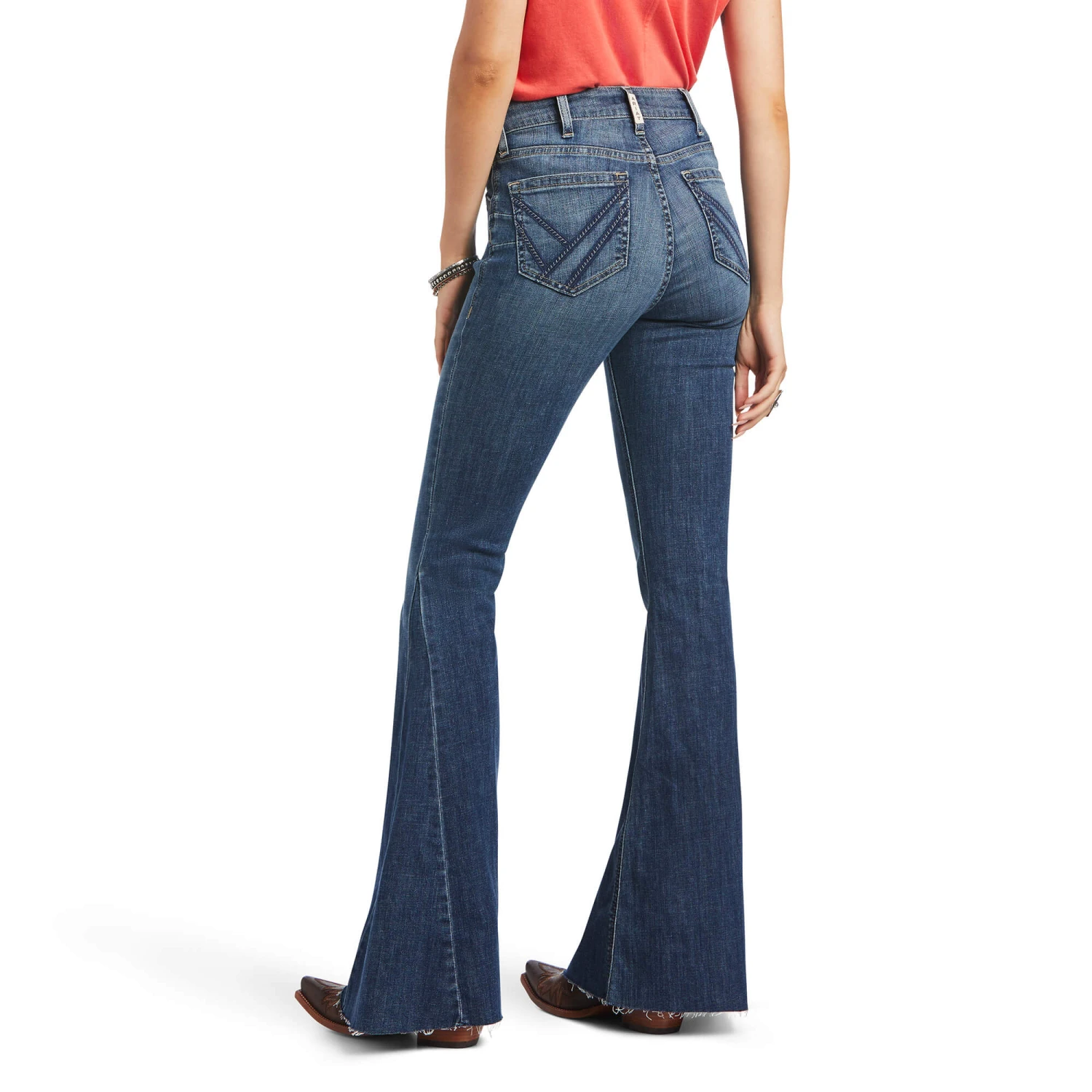 Ariat Ladies R.E.A.L™ Kalani Extreme Flare Denim Jeans 10040803 1 Ariat Ladies R.E.A.L™ Kalani Extreme Flare Denim Jeans 10040803