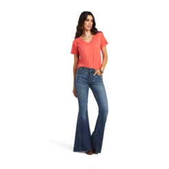 Ariat Ladies R.E.A.L™ Kalani Extreme Flare Denim Jeans 10040803 11 Ariat Ladies R.E.A.L™ Kalani Extreme Flare Denim Jeans 10040803 -Western Belle Deals 10040803 full