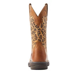 Ariat® Ladies Anthem Savanna Tortuga & Leopard Print Tan Boots 10044410 -Western Belle Deals 10044410 heel