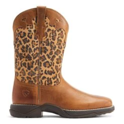 Ariat® Ladies Anthem Savanna Tortuga & Leopard Print Tan Boots 10044410 -Western Belle Deals 10044410 side11