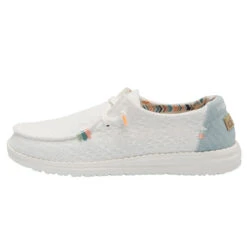 Hey Dude Ladies Wendy Boho White Crochet Shoes 121410164 9 Hey Dude Ladies Wendy Boho White Crochet Shoes 121410164 -Western Belle Deals 121410164 WENDY BOHO WHITE CROCHET 01
