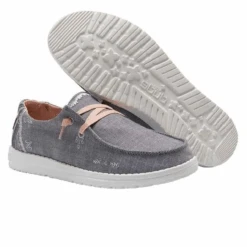 Hey Dude® Ladies Wendy Boho Grey Shoes 121413238 -Western Belle Deals 121413238