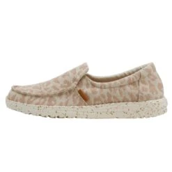 Hey Dude Ladies Misty Woven Cheetah Tan Shoes 140011710 -Western Belle Deals 140011710 MISTY WOVEN CHEETAH TAN 1