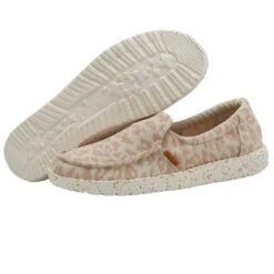 Hey Dude Ladies Misty Woven Cheetah Tan Shoes 140011710 -Western Belle Deals 140011710 MISTY WOVEN CHEETAH TAN 3
