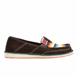 Ariat® Ladies Cruiser Chocolate Fudge Red Serape Print Shoes 10021153 -Western Belle Deals 1526322647Untitled