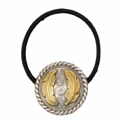 Blazin Roxx® Ladies Feathered Concho Hair Tie 30482