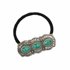 Blazin Roxx® Triple Turquoise Stone Concho Hair Tie 30488