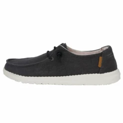 Hey Dude HeyDude® Ladies Wendy Chambray Off Black Casual Shoes 40058-0XM 8 Hey Dude HeyDude® Ladies Wendy Chambray Off Black Casual Shoes 40058-0XM -Western Belle Deals 40058 0XM 1