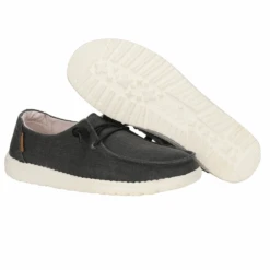 Hey Dude HeyDude® Ladies Wendy Chambray Off Black Casual Shoes 40058-0XM 10 Hey Dude HeyDude® Ladies Wendy Chambray Off Black Casual Shoes 40058-0XM -Western Belle Deals 40058 0XM 2