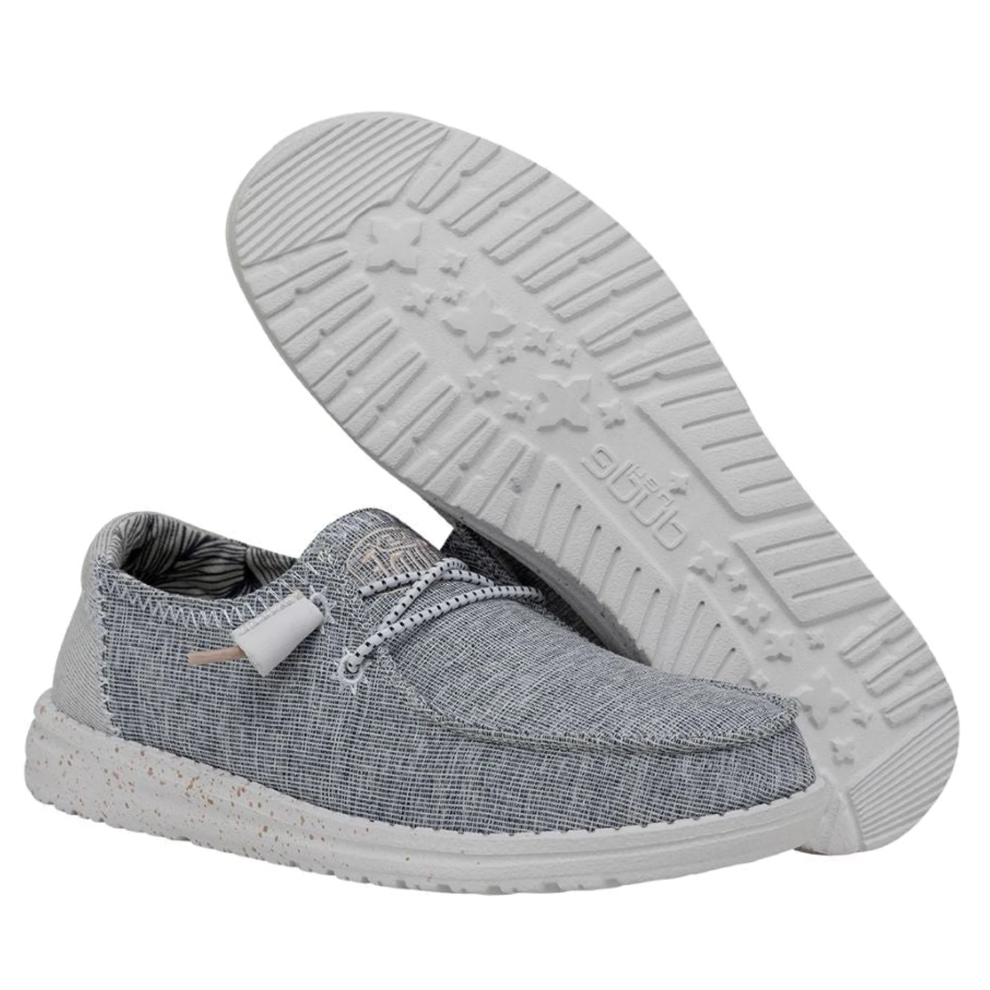 Hey Dude® Ladies Wendy Star Azora Grey Slip On Shoes 40080-4LM 5 Hey Dude® Ladies Wendy Star Azora Grey Slip On Shoes 40080-4LM - Image 5