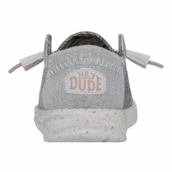 Hey Dude® Ladies Wendy Star Azora Grey Slip On Shoes 40080-4LM 11 Hey Dude® Ladies Wendy Star Azora Grey Slip On Shoes 40080-4LM -Western Belle Deals 40080 4LM 4