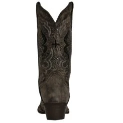 Laredo Ladies LucretiaBlack Embroidery & Studs Boots 52133 -Western Belle Deals 52133 4