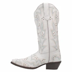 Laredo® Ladies Adrian Embroidered White Western Boot 52419 10 Laredo® Ladies Adrian Embroidered White Western Boot 52419 -Western Belle Deals 52419c