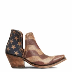 Ariat Ladies Dixon Old Patriot Snip Toe Booties 10040293 -Western Belle Deals 564654564