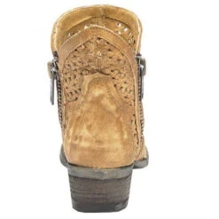Circle G By Corral Ladies Tan Cutout Shortie Boot Q0002 -Western Belle Deals 57 46b2a59f e130 485e a093 7e9a2db7aeba