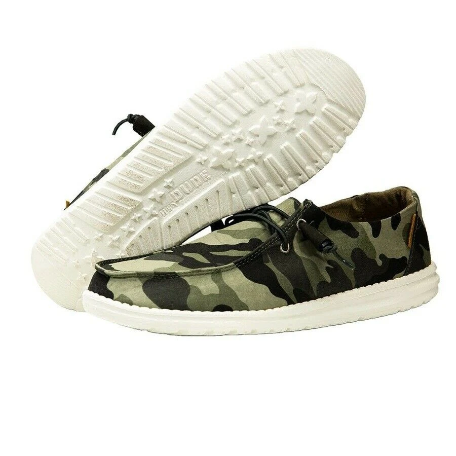 Hey Dude Ladies Wendy Camo Shoes 121417003 3 Hey Dude Ladies Wendy Camo Shoes 121417003 - Image 3