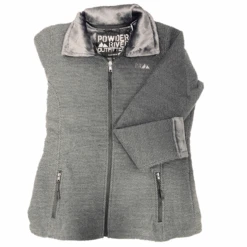 Powder River Outfitters Ladies Melange Waffle Knit Jacket 52-6660-01