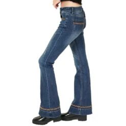 Grace In L.A. Ladies Leopard Print Detailed Flare Jeans EL2756 -Western Belle Deals 57 9512be80 8c1f 4517 b8bc c1f093c01167