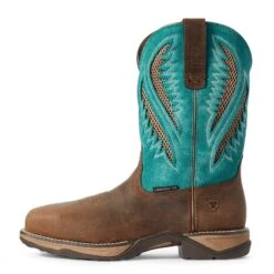 Ariat® Ladies VentTEK™ Turquoise Composite Toe Work Boots 10031663 9 Ariat® Ladies VentTEK™ Turquoise Composite Toe Work Boots 10031663 -Western Belle Deals 57 9b50577e 1e33 4155 ba9f 4ae5f4606313
