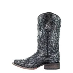 Corral Boots Corral Ladies Black Grey Glitter Inlay & Studs Square Toe Boots C3404 7 Corral Boots Corral Ladies Black Grey Glitter Inlay & Studs Square Toe Boots C3404 -Western Belle Deals 57 afe8f084 f078 4c5e b77b 147797a22892