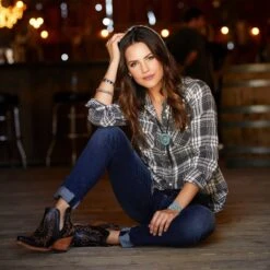 Ariat® Ladies Dixon Brooklyn Black Western Ankle Boots 10029653 -Western Belle Deals 57 c27d7970 48a8 418c ab85 6aa0b2493cc3