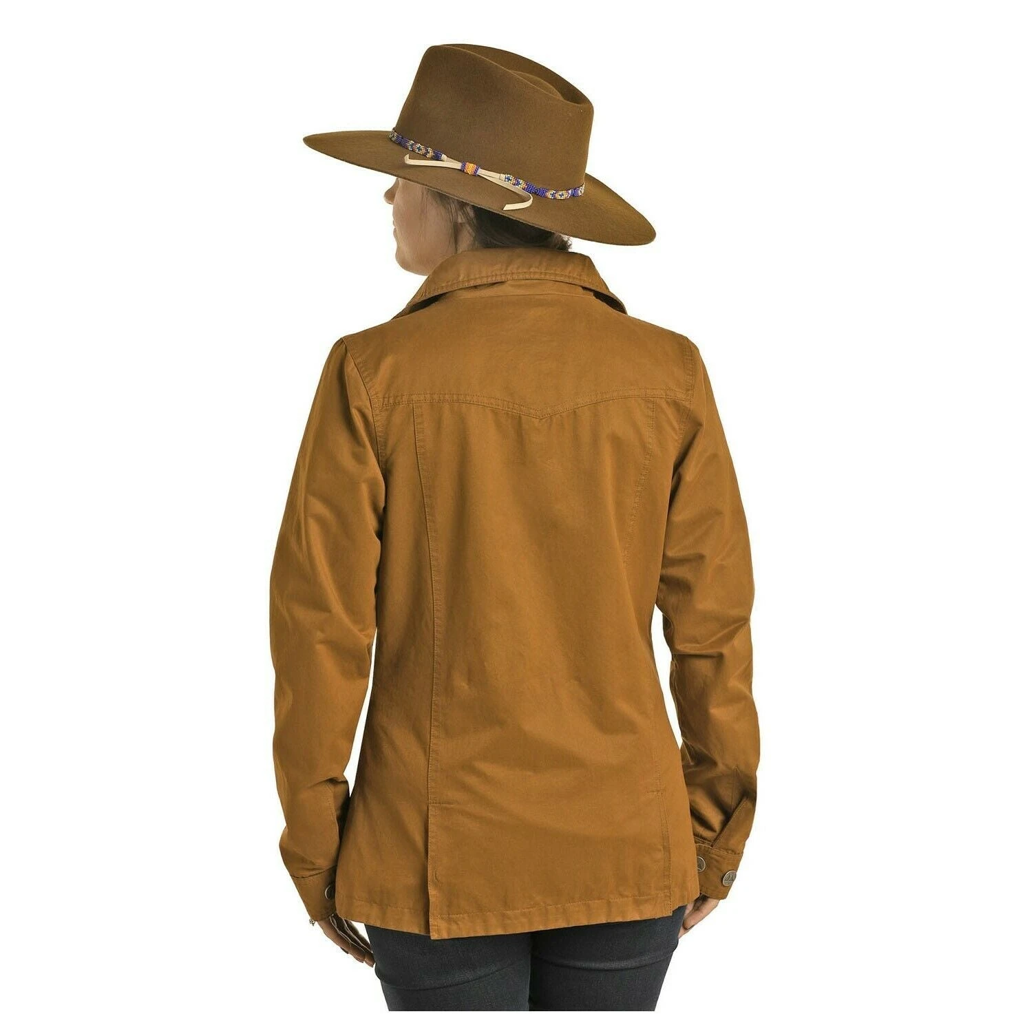 Powder River Outfitters Ladies Brass Rancher Jacket 52B6755-70 2 Powder River Outfitters Ladies Brass Rancher Jacket 52B6755-70 - Image 2