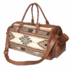 American Darling Tan Leather And Aztec Duffel Bag ADBG605F