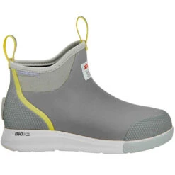 XTRATUF Ladies Ankle Deck Sport Gray & Yellow Boots ADSW-108 -Western Belle Deals ADSW108 8 EXTRALARGE