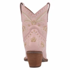 Dingo® Ladies Primrose Floral Embroidery Pink Western Boots DI748-PK -Western Belle Deals DI748 PKd