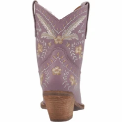 Dingo® Ladies Primrose Floral Print Lavender Western Bootie DI748-PU4 -Western Belle Deals DI748 PU4 3