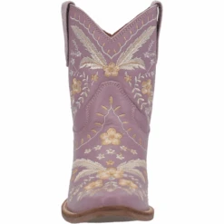 Dingo® Ladies Primrose Floral Print Lavender Western Bootie DI748-PU4 -Western Belle Deals DI748 PU4 4