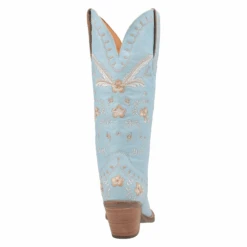 Dingo Ladies Full Bloom Blue Almond Round Toe Boots DI939-BLOOM -Western Belle Deals DI939d
