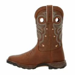 Durango® Ladies 10" Maverick™ Rugged Tan Waterproof Work Boots DRD0417 -Western Belle Deals DRD0417 3