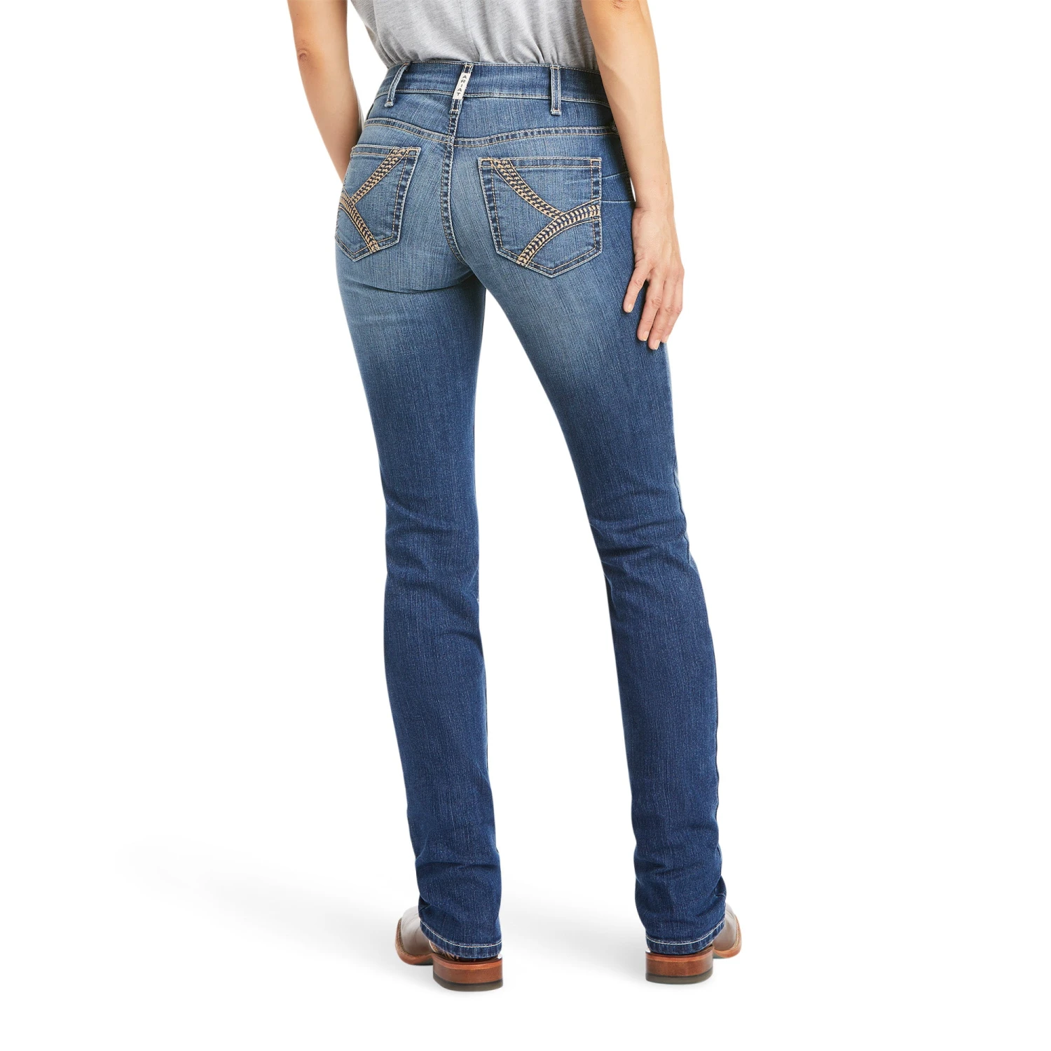 Ariat® Ladies Catalina REAL Perfect Rise Straight Leg Jeans 10037952 1 Ariat® Ladies Catalina REAL Perfect Rise Straight Leg Jeans 10037952