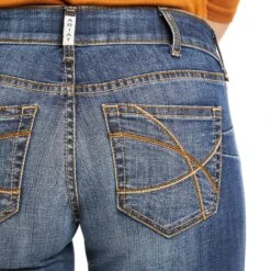 Ariat® Ladies Luciana Straight Leg Jeans 10037954 7 Ariat® Ladies Luciana Straight Leg Jeans 10037954 -Western Belle Deals F21 WMS WEST 10037954 detail01