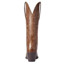 Ariat Ladies Heritage D Toe StretchFit Dark Tan Western Boots 10038313 -Western Belle Deals F21 WMS WEST 10038313 heel