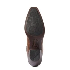 Ariat Ladies Heritage D Toe StretchFit Dark Tan Western Boots 10038313 -Western Belle Deals F21 WMS WEST 10038313 sole