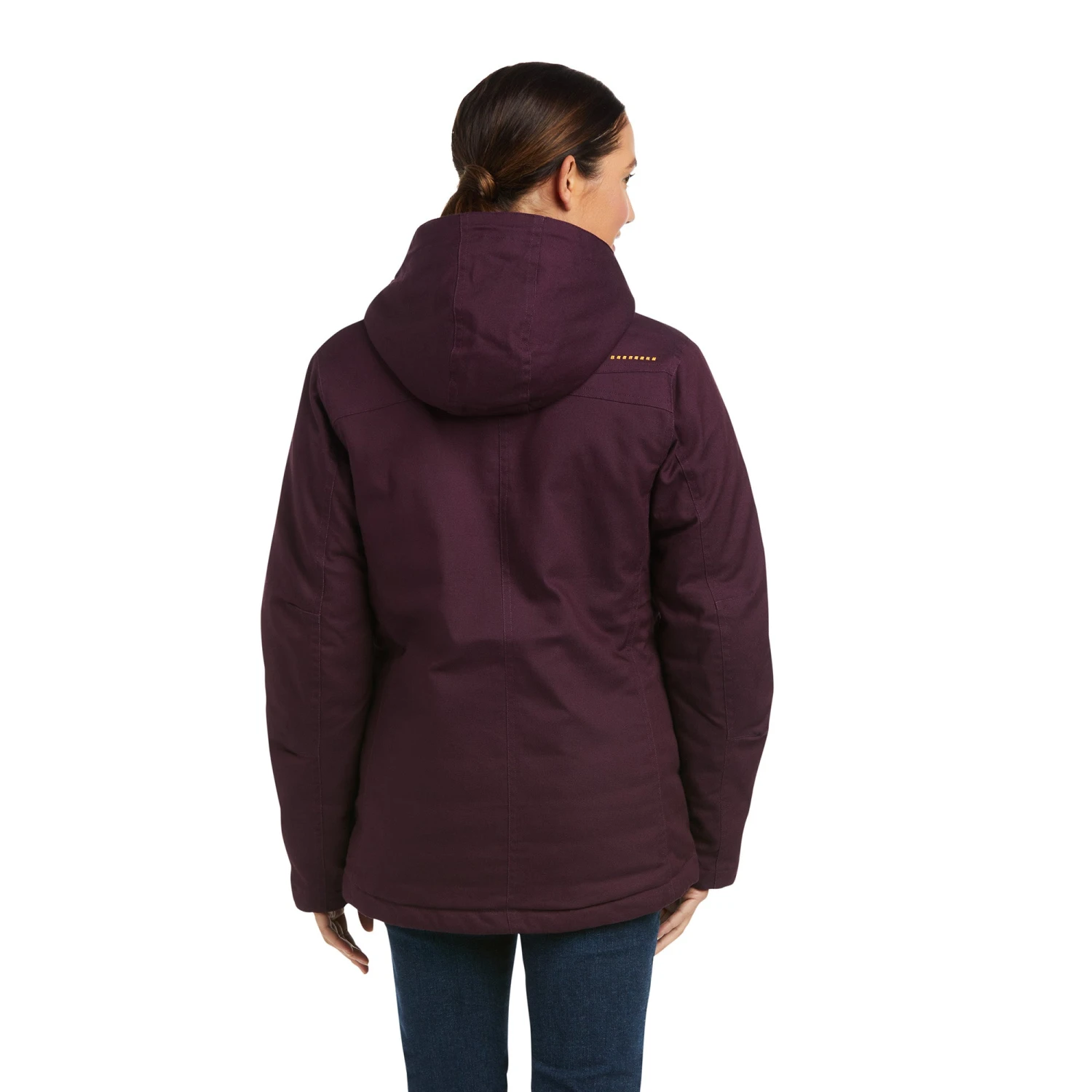 Ariat® Women's Rebar DuraCanvas™ Purple Insulated Jacket 10037589 2 Ariat® Women's Rebar DuraCanvas™ Purple Insulated Jacket 10037589 - Image 2