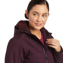Ariat® Women's Rebar DuraCanvas™ Purple Insulated Jacket 10037589 5 Ariat® Women's Rebar DuraCanvas™ Purple Insulated Jacket 10037589 -Western Belle Deals F21 WMS WORK 10037589 detail02