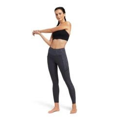 Ariat® Ladies E0S Lumina Full Seat Tight Ebony Leggings 10041313 -Western Belle Deals F22 WMS ENGL 10041313 full