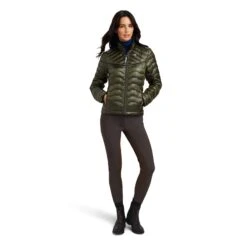Ariat® Ladies IR Forest Mist Ideal Down Jacket 10041379 7 Ariat® Ladies IR Forest Mist Ideal Down Jacket 10041379 -Western Belle Deals F22 WMS ENGL 10041379 full