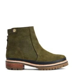 Ariat Ladies Leighton Waterproof Olive Green Boots 10042557 -Western Belle Deals F22 WMS ENGL 10042557 side321