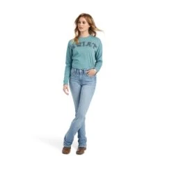 Ariat® Ladies R.E.A.L™ Oversized Arctic Shirt 10042148 -Western Belle Deals F22 WMS WEST 10042148 full